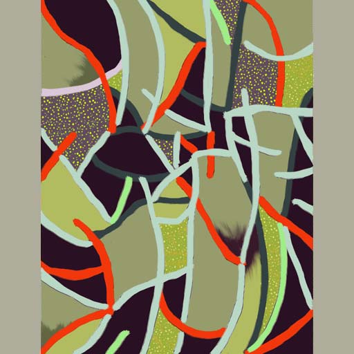 abstract composition, painting